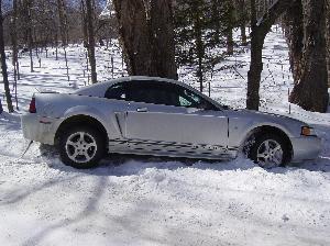 2000 Silver Mustang Coupe No Description
